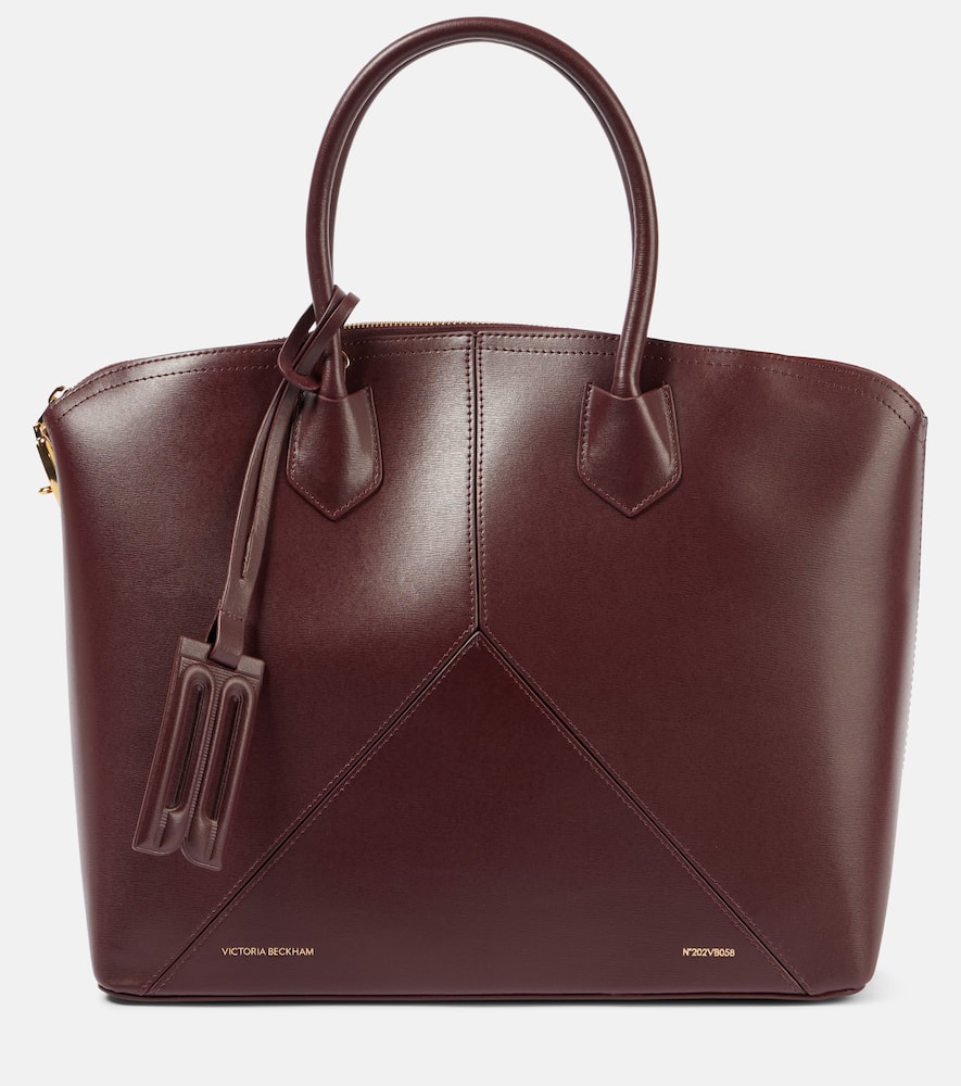 Victoria small leather tote bag