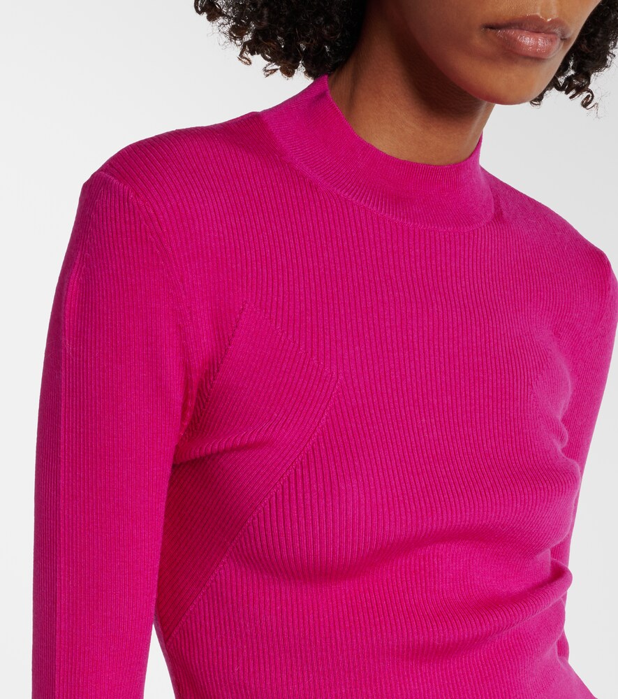  Nina Ricci Nina Ricci Ruffled Wool-blend Sweater 
