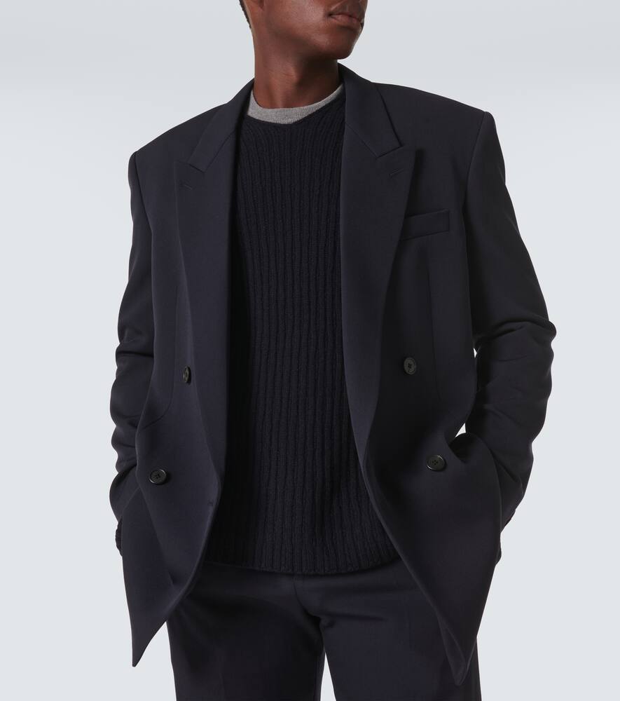 The Row Gustave Cashmere Sweater In Blue