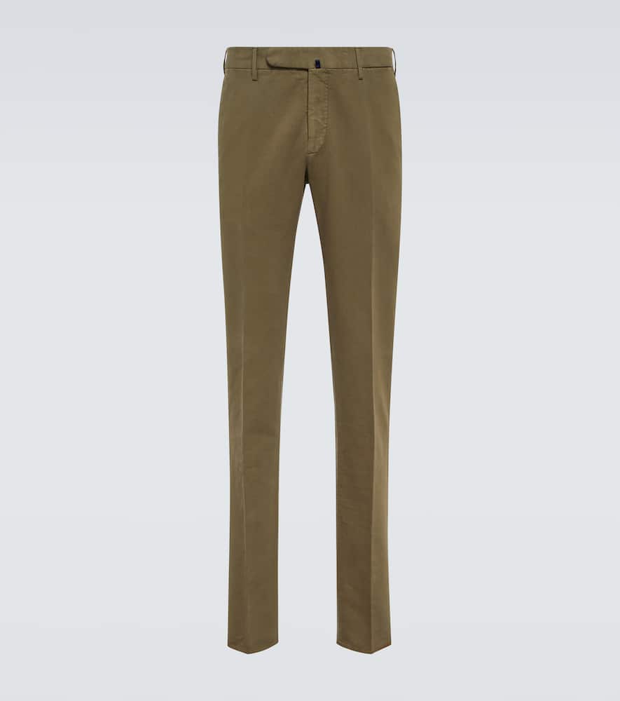 Cotton slim pants