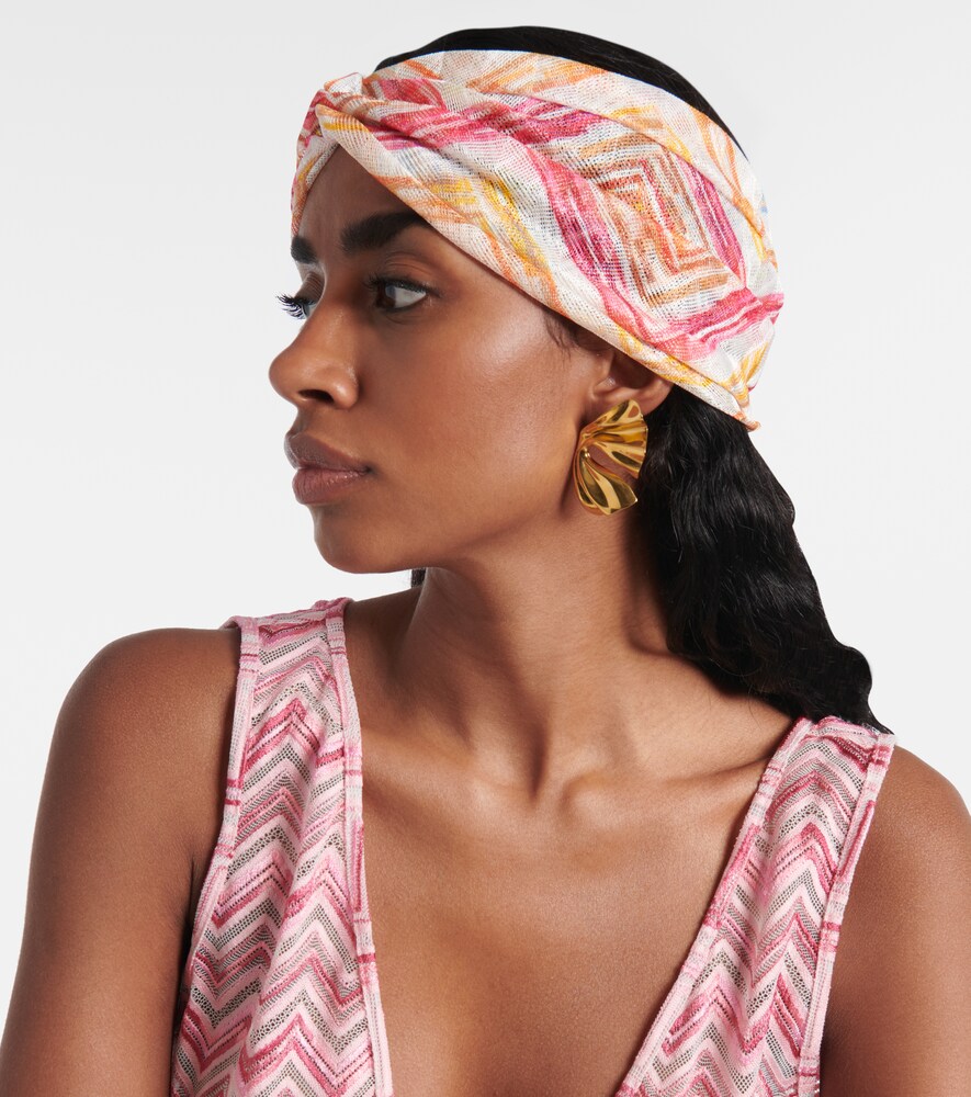  Missoni Missoni Stirnband Aus Häkelstrick 