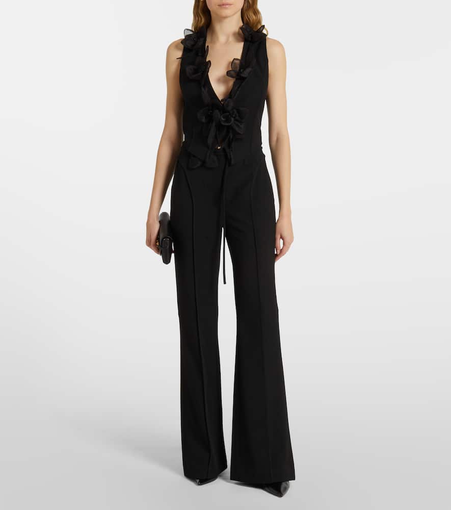 Rotate Birger Christensen Black Vest In Black