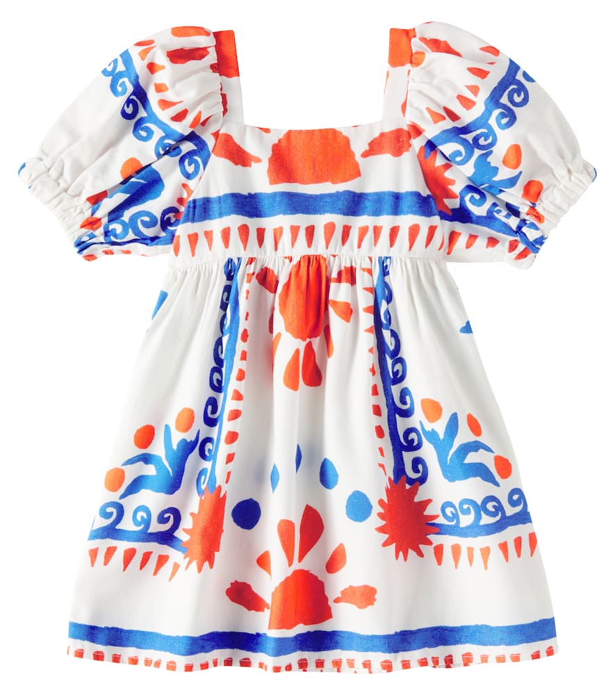 CANTO DO SOL印花棉质连衣裙