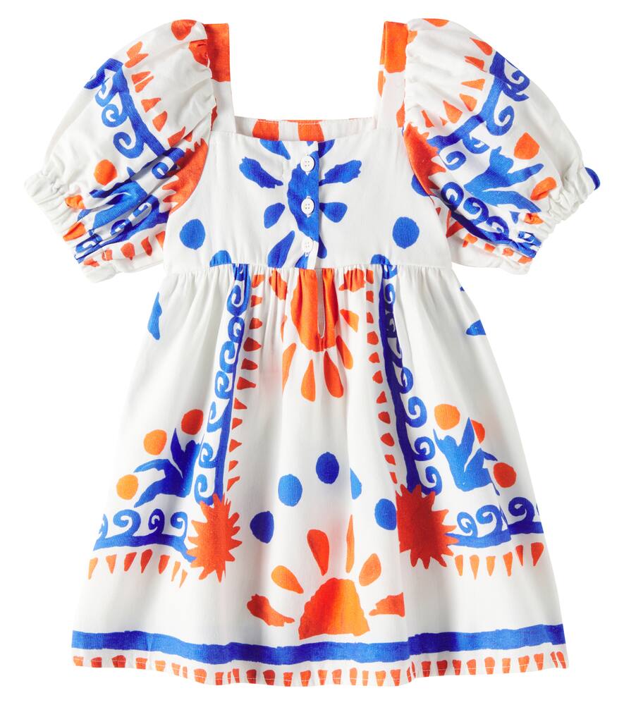 CANTO DO SOL印花棉质连衣裙