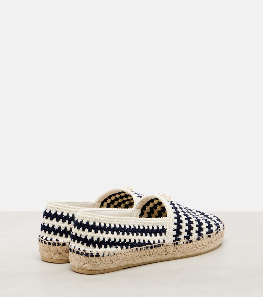  Prada Prada Espadrilles Aus Häkelstrick 