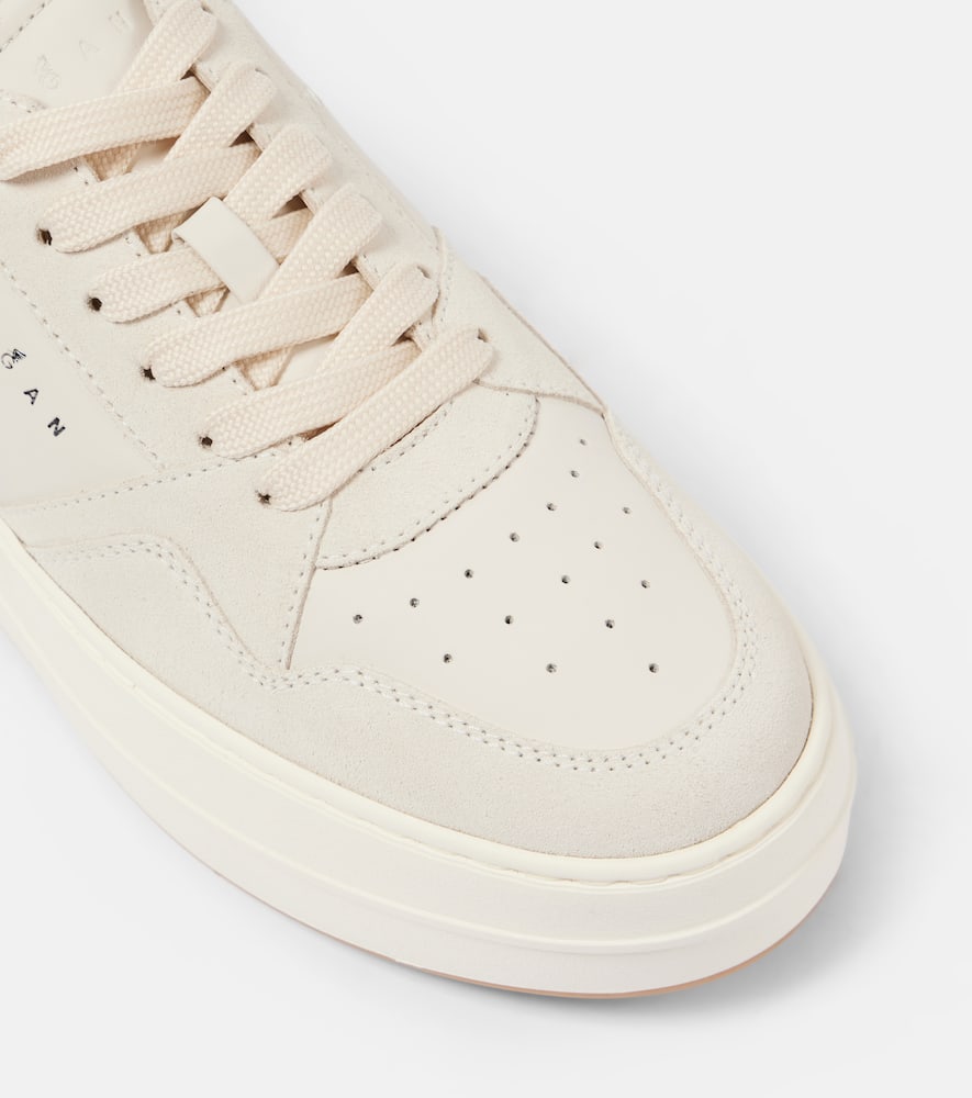 Hogan H670 Suede Platform Sneakers In Grey