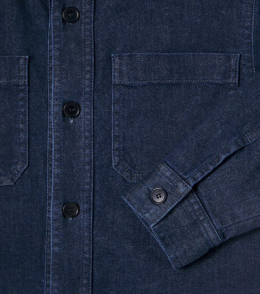 Il Gufo Denim Shirt In Blue