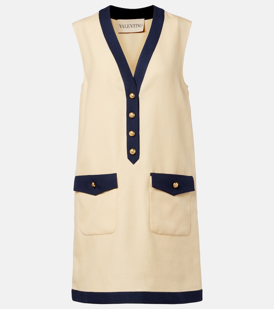 Valentino Women's Beige Sleeveless Minidress UK Size 8 - Mytheresa