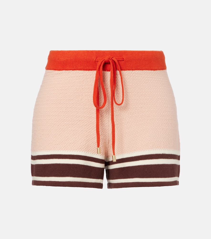 Zimmermann Zimmermann Ascension knitted cotton-blend shorts　Zimmermann Ascension コットンブレンド ニットショーツ