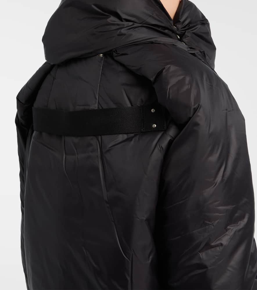 Rick Owens Convertible Puffer Jacket In Black
