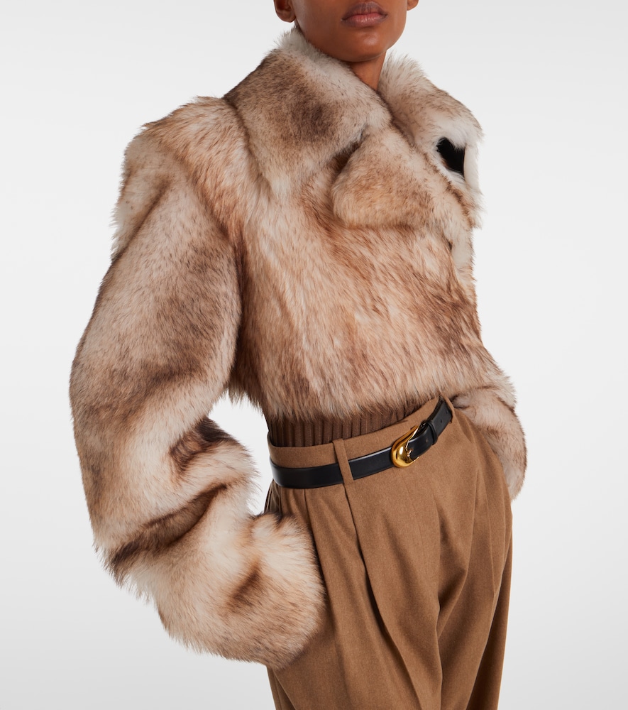  Khaite Khaite Cropped-jacke Stallone Aus Shearling 