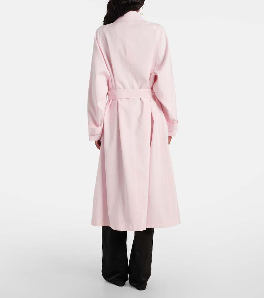 Magda Butrym Belted Trench Coat In Pink