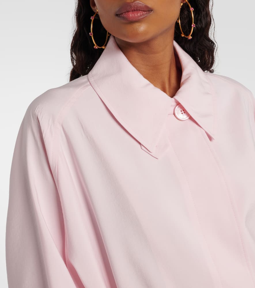 Magda Butrym Belted Trench Coat In Pink