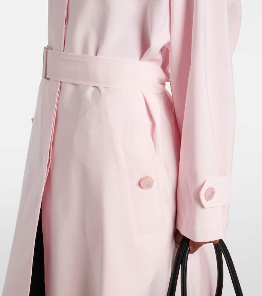 Magda Butrym Belted Trench Coat In Pink