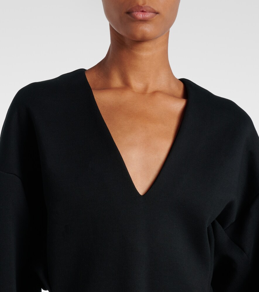  Plan C Plan C Cotton-blend Midi Dress 
