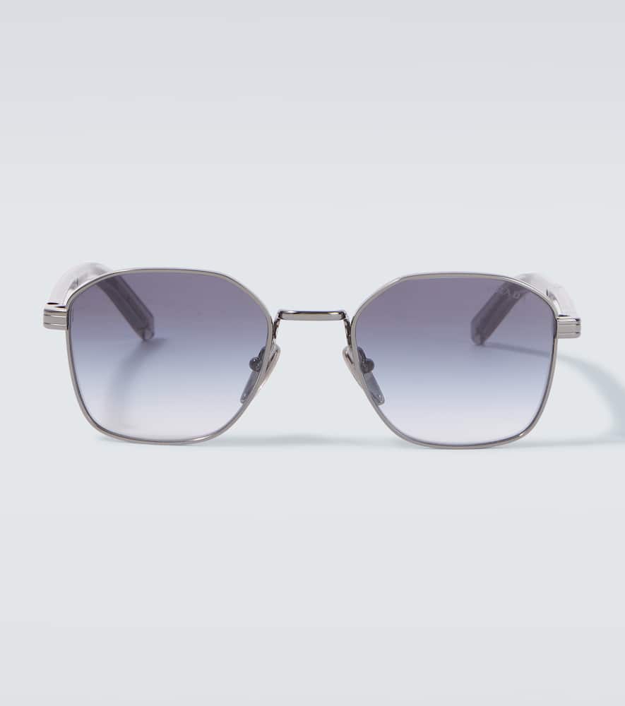 Prada Square Sunglasses In Silver