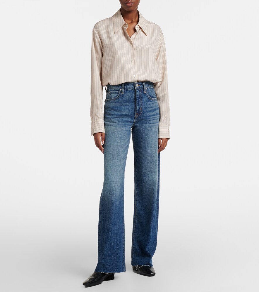  Slvrlake Slvrlake Grace Faded Wide-leg Jeans 