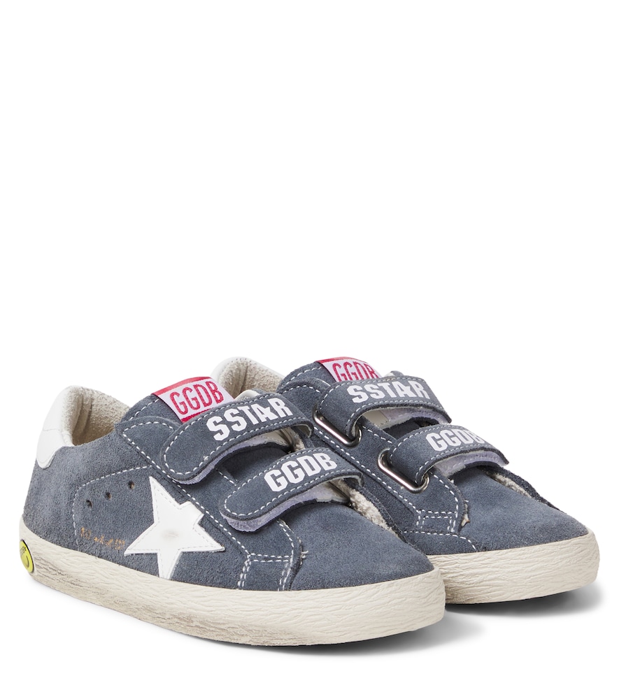 Golden Goose Kids Blue Old School Suede Sneakers UK Size 2 - Mytheresa