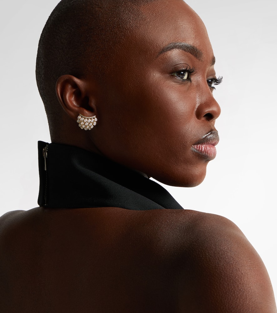 Rainbow K Blossom 14kt Gold Single Earring With Diamonds In Gold