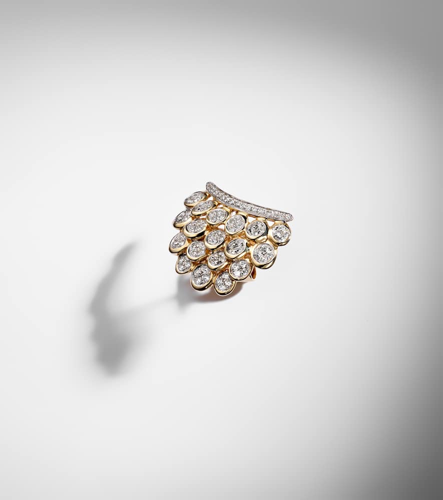 Rainbow K Blossom 14kt Gold Single Earring With Diamonds In Gold