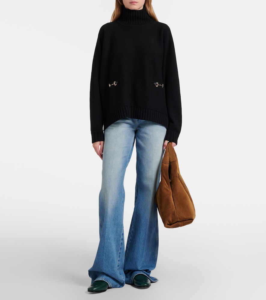  Gucci Gucci Rollkragenpullover Horsebit Aus Wolle Und Kaschmir 