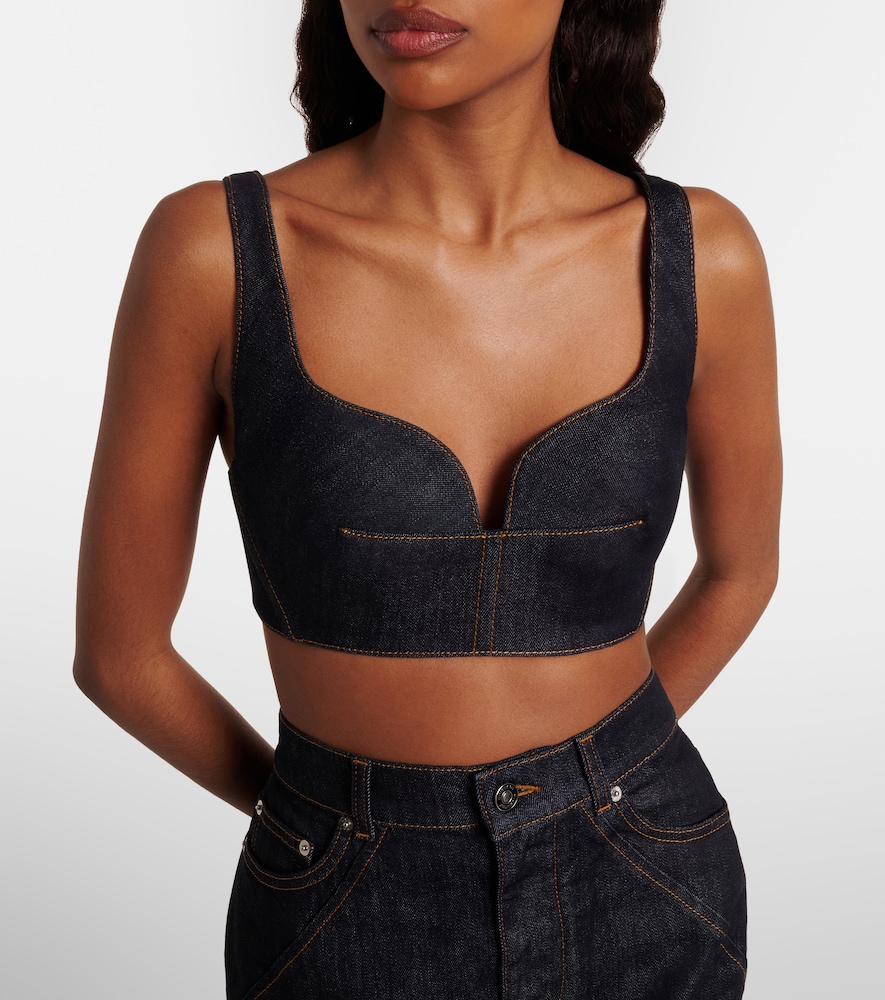  Givenchy Givenchy Bralette Aus Denim 