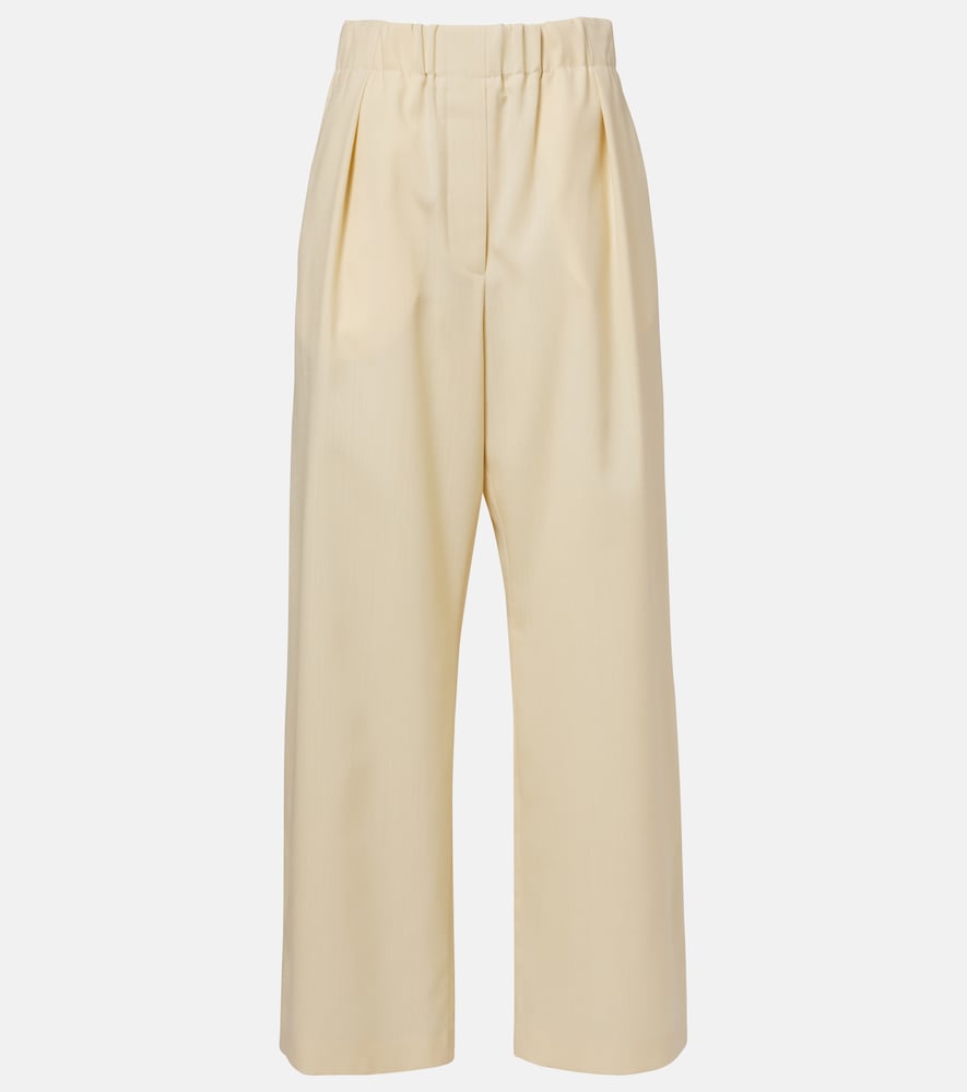 Jil Sander Wool wide-leg pants