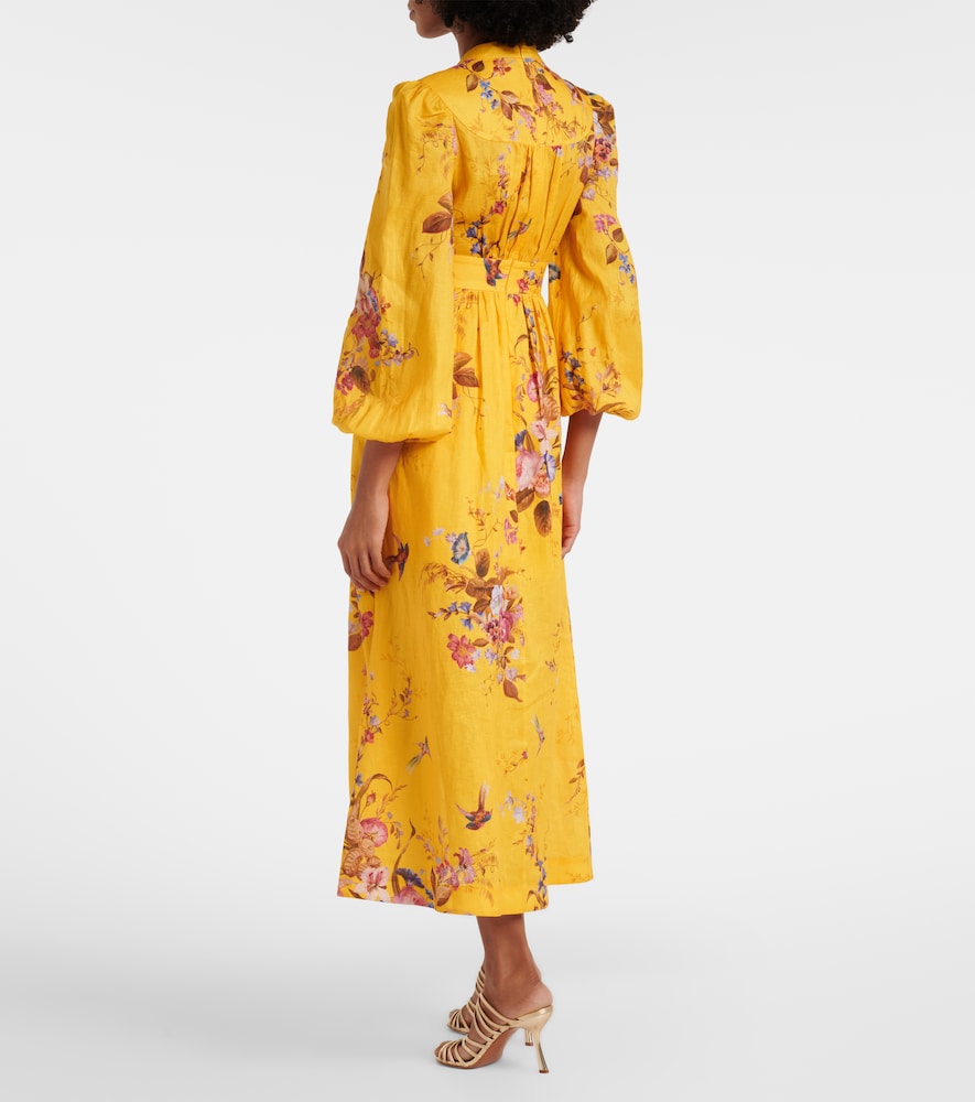  Zimmermann Zimmermann Midikleid Aus Leinen 