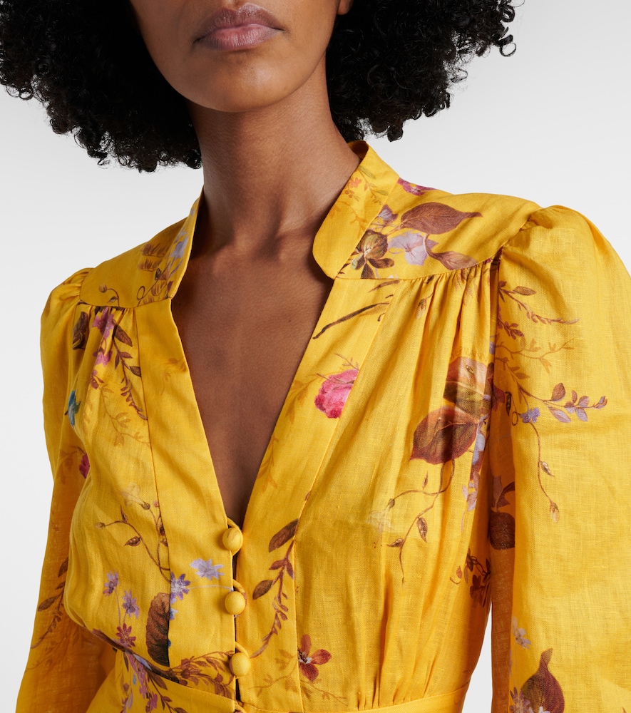 Zimmermann Zimmermann Midikleid Aus Leinen 