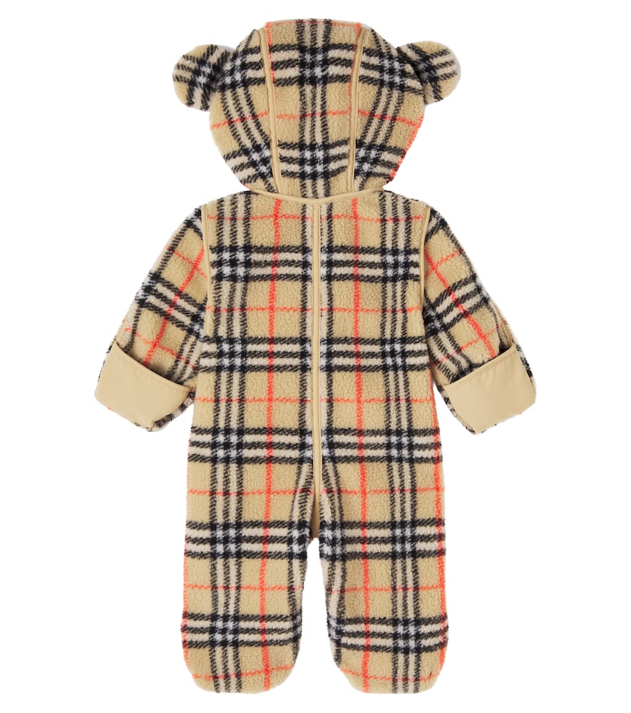  Burberry Kids Burberry Kids Baby Strampler Burberry Check Aus Teddyfleece 