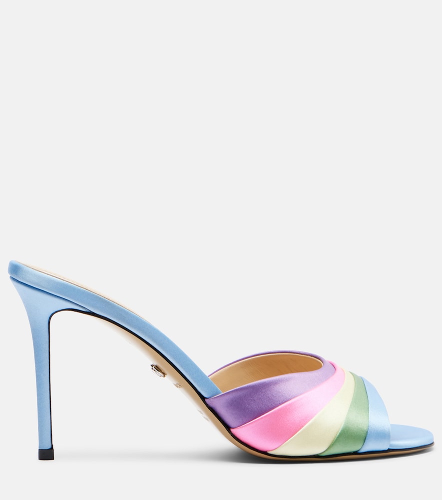  Mach & Mach Mach & Mach Gradient 95 Satin Mules 