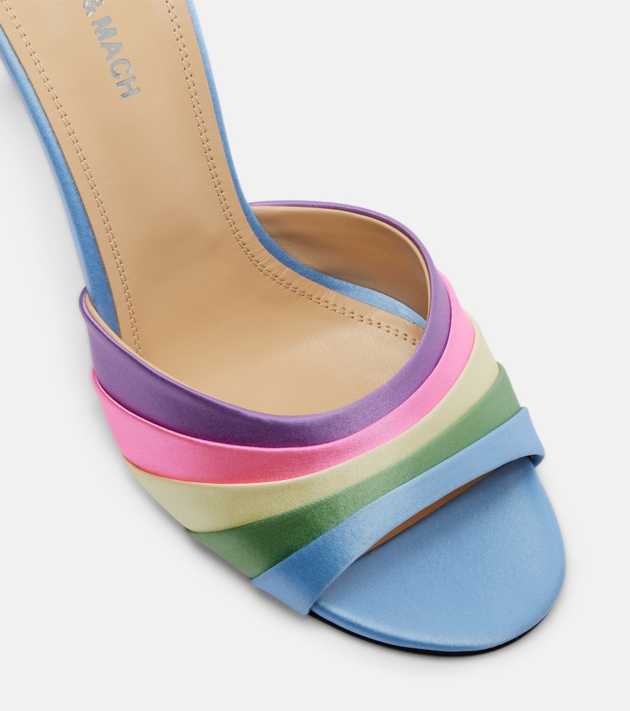  Mach & Mach Mach & Mach Gradient 95 Satin Mules 