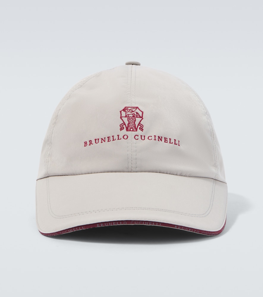 Brunello Cucinelli Men's Beige Logo Embroidered Baseball Cap Medium - Mytheresa