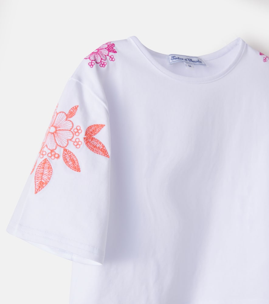  Tartine Et Chocolat Tartine Et Chocolat Besticktes T-shirt Aus Jersey 