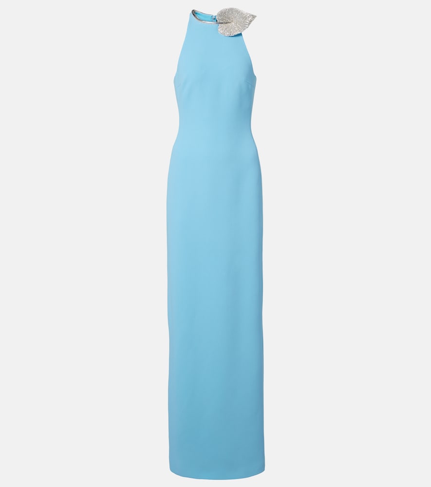 David Koma Embellished Gown In Blue