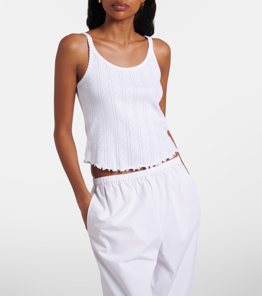Róhe Pointelle Cotton Top