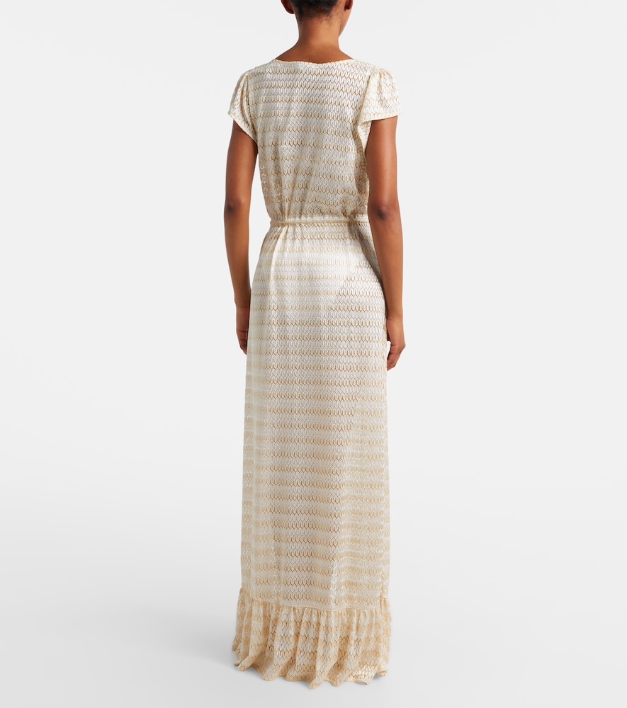  Melissa Odabash Melissa Odabash Kaftan Stevie Aus Lamé 