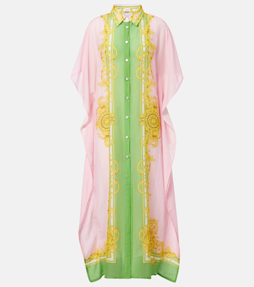 Versace Cafetan imprim en coton et soie 980 €