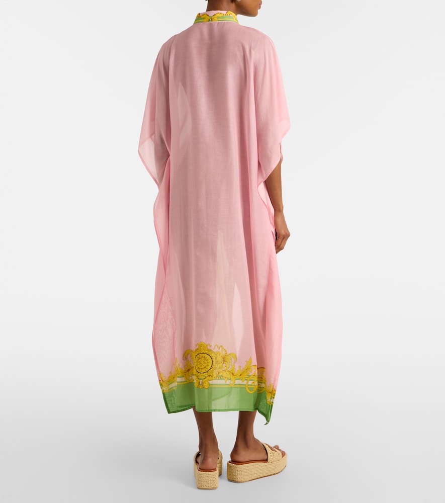  Versace Versace Kaftan Aus Baumwolle Und Seiden-voile 