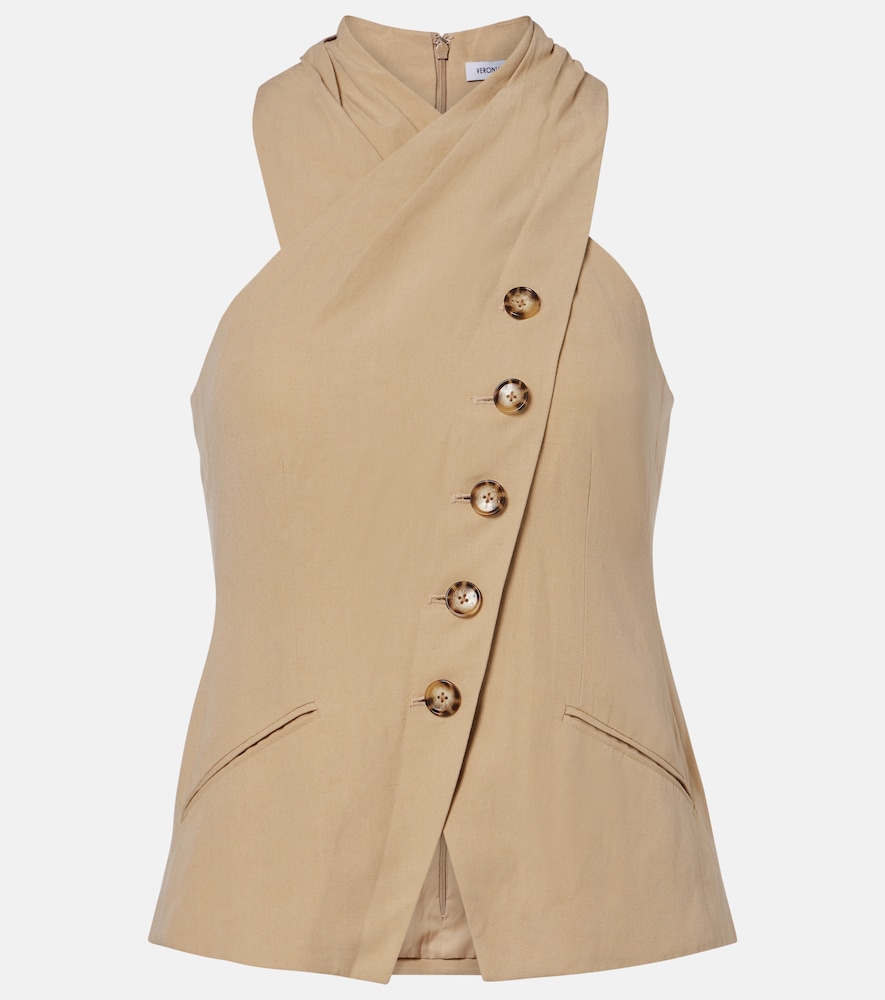 Veronica Beard Pacey halterneck top