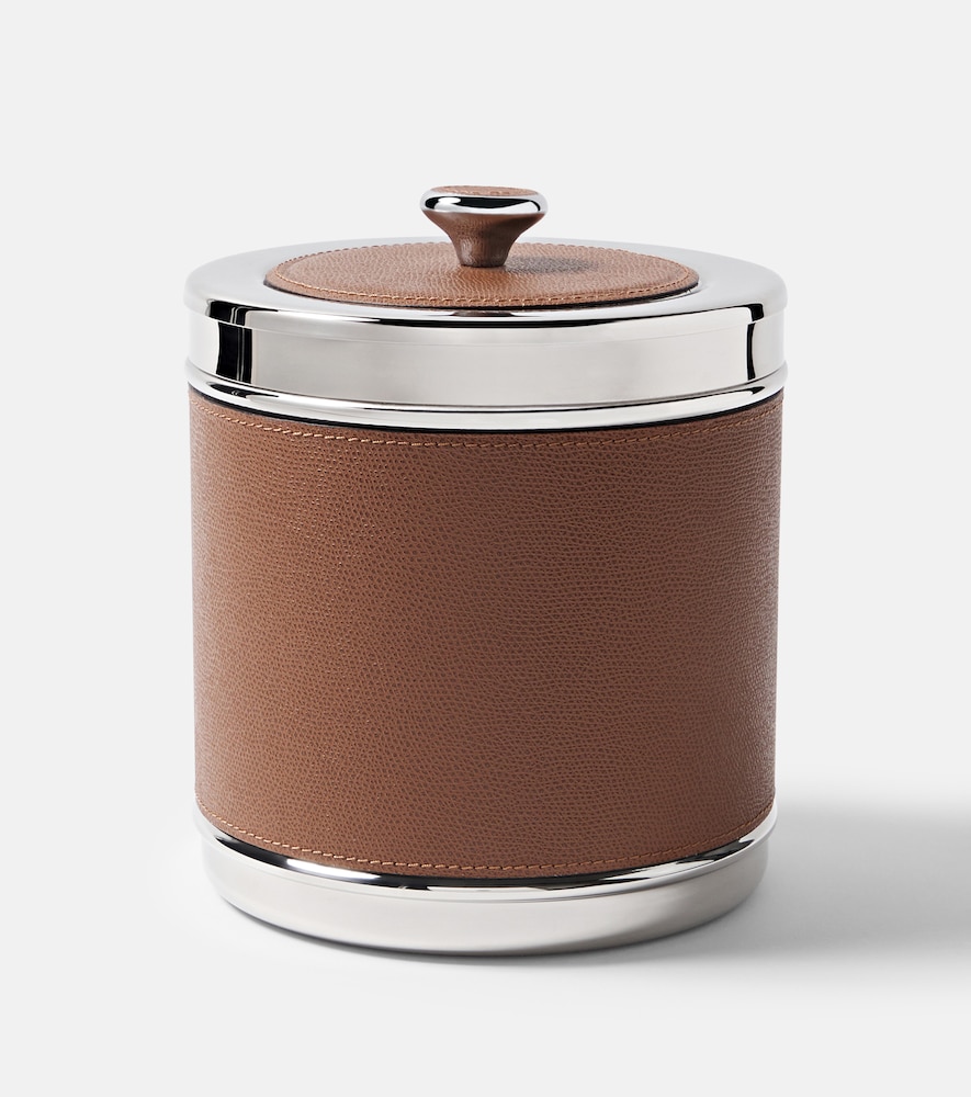 Giobagnara Unisex Brown Ocean Small Leather Ice Bucket - Mytheresa