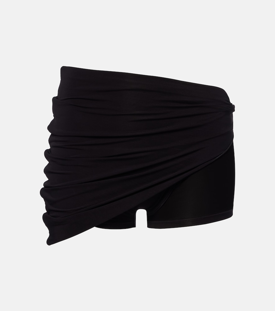 Gucci Draped crêpe jersey shorts | Thumbnail 6