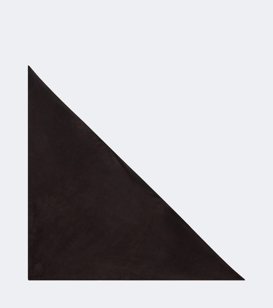 Foulard in suede