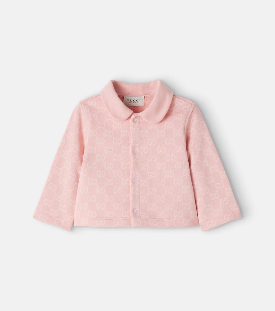 Baby – Cardigan in jersey di cotone GG