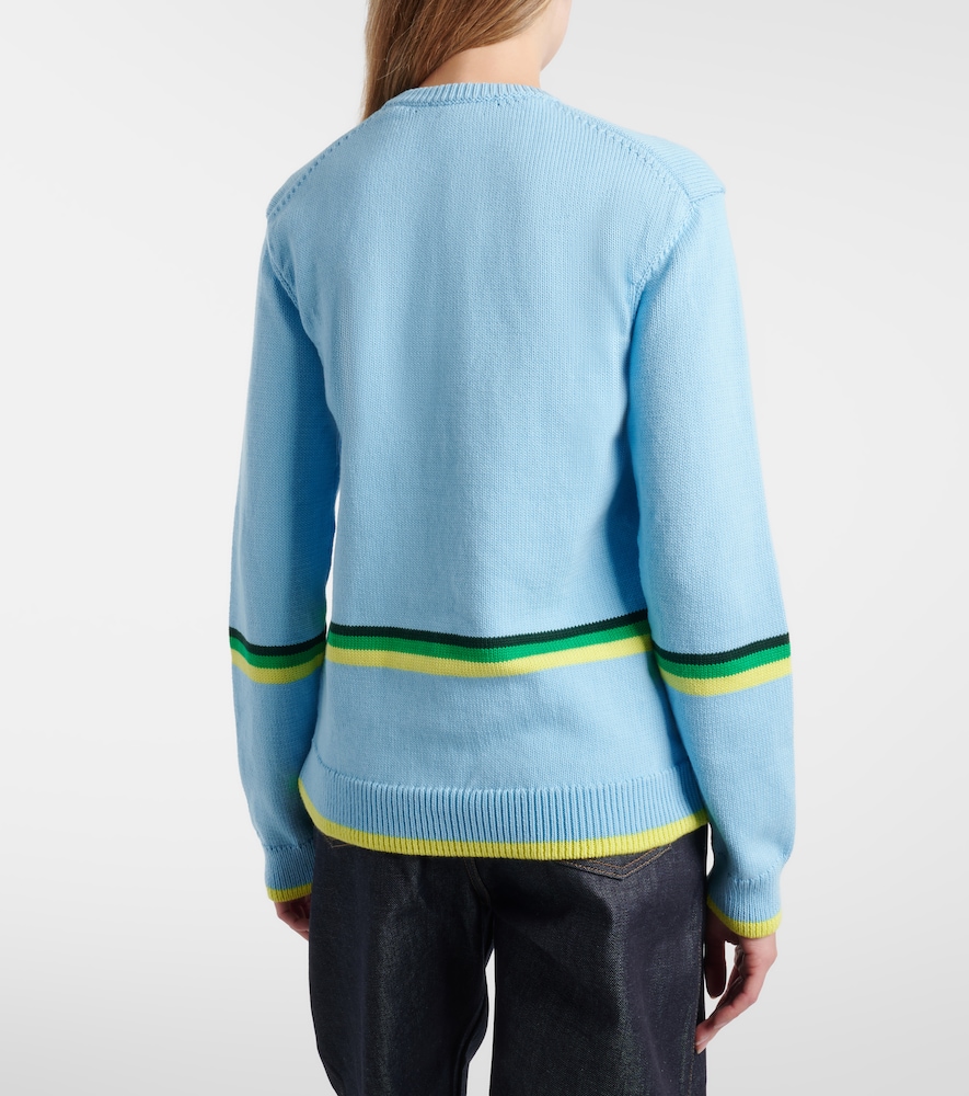 Embroidered Cotton Sweater