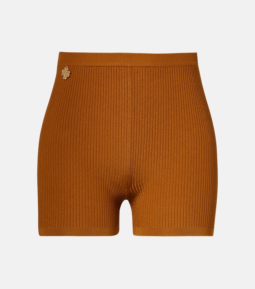 Saint Laurent Ribbed-knit shorts - Women's Clothing