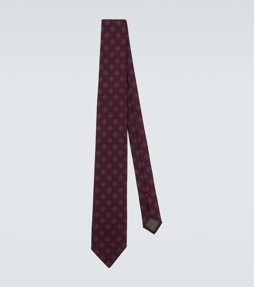 Brunello Cucinelli Men's Purple Silk Jacquard Tie - Mytheresa