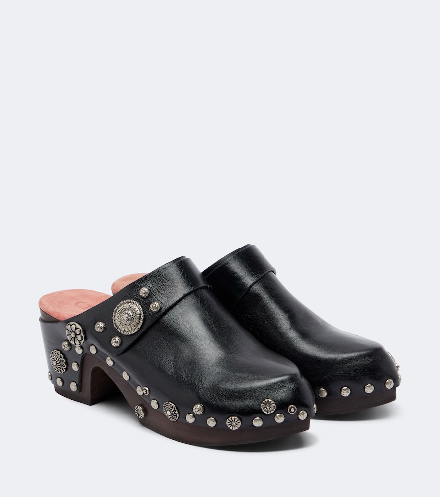 Chloé Verzierte Clogs Talis aus Leder