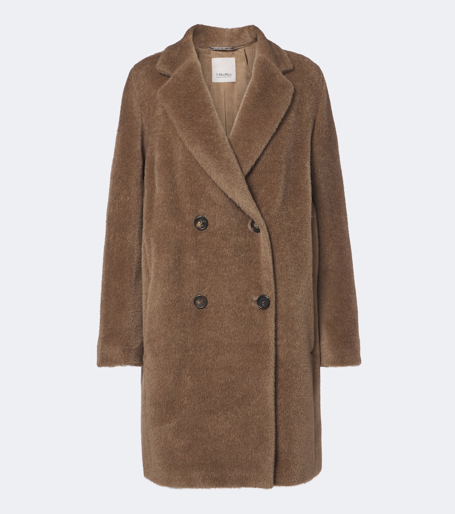 's Max Mara Alpaca And Wool Coat In Brown