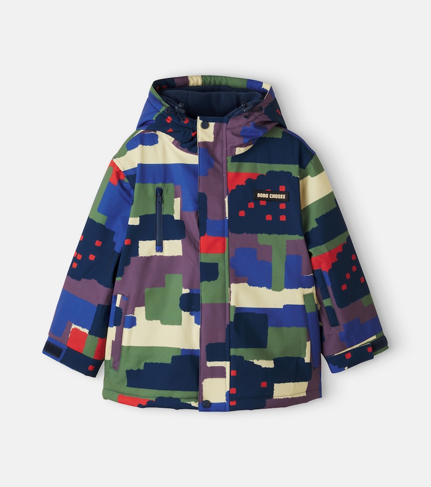 Bobo Choses Printed Ski Jacket In Multicoloured